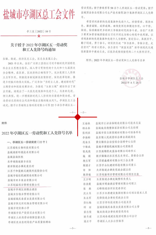 新聞=江蘇創(chuàng)盛榮獲 “亭湖區(qū)五一勞動獎狀”榮譽稱號01.jpg